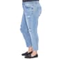 Plus Size Royalty Straight Leg Destruction Jeans - image 3