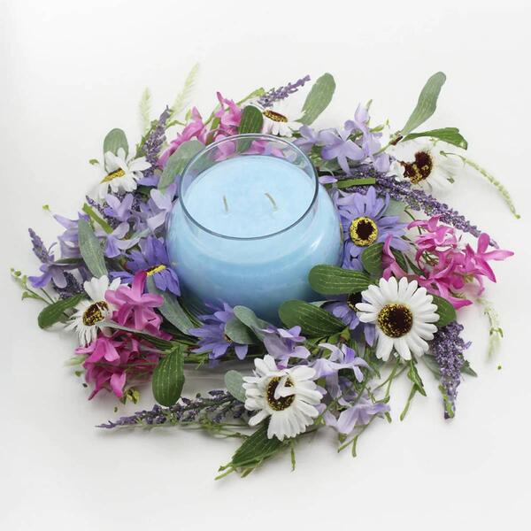 A Cheerful Giver Organic Wildflowers Candle Ring - image 