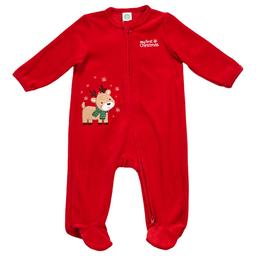 Baby Unisex (3-9M) Little Me(R) Reindeer First Christmas Footie