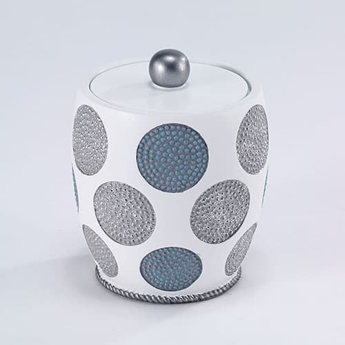 Avanti Dotted Circles Covered Jar - image 