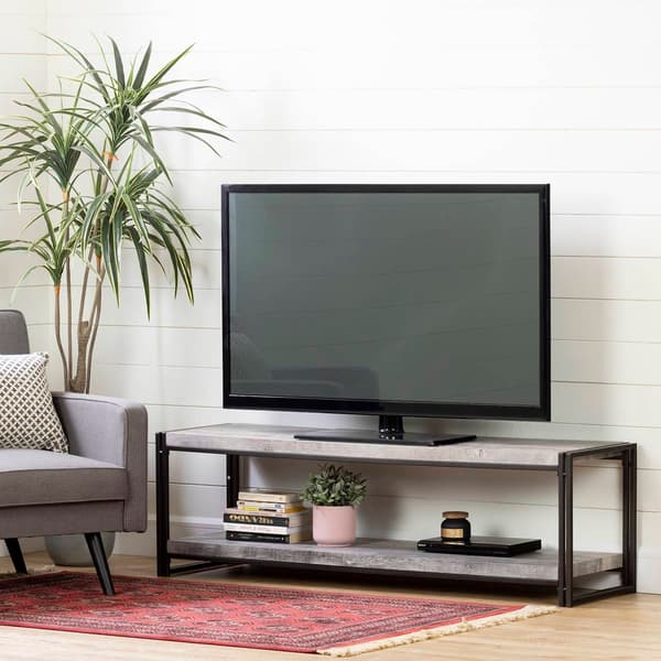 South Shore Gimetri Driftwood Grey TV Stand