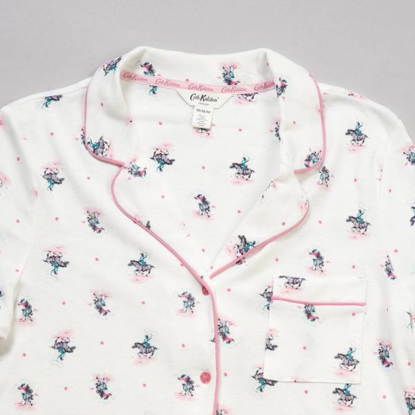 Womens Cath Kidston Short Sleeve Cowgirl & Ditsy Pajama Set