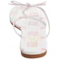 Womens Love 83 Bow and Floral Flip Flops - image 4