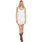 Juniors Emerald Sundae Eyelet Triple Tier Mini A-Line Dress - image 1