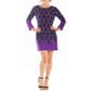 Womens 24/7 Comfort Apparel Long Sleeve A-Line Dress - image 1
