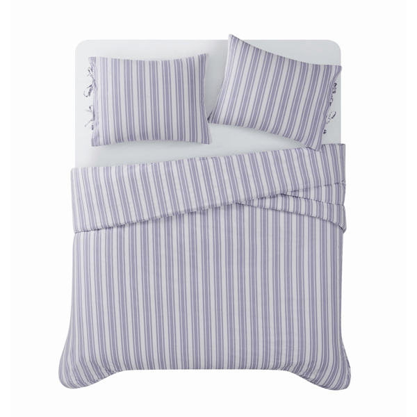 The Farmhouse by Rachel Ashwell Wide Ticking Stripe 3pc. Duvet S