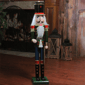 Northlight 36.75in. Green & Black Christmas Nutcracker Soldier - image 4