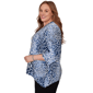 Plus Size Alfred Dunner Classics 3/4 Sleeve Leopard Blouse - image 4