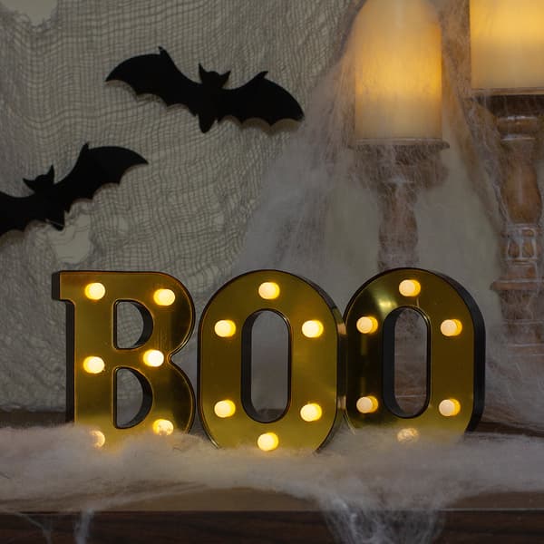 Northlight Seasonal 6.5in. BOO Halloween Marquee
