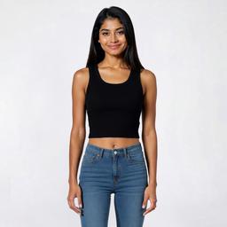 Juniors Wallflower Ashe Cloud Bra Cup Tank Top