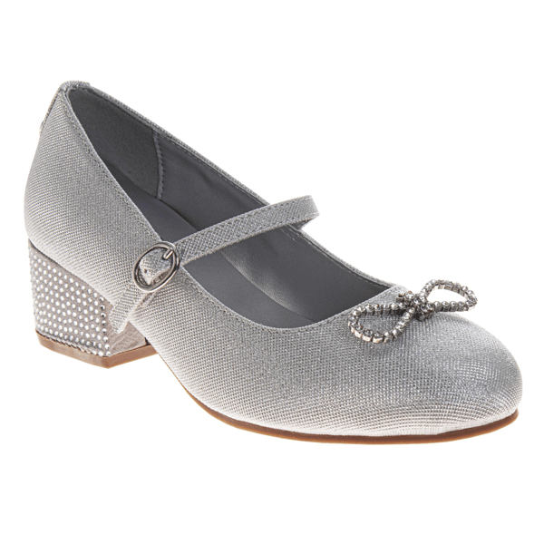 Little Girls Badgley Mischka® Glitter Mary Jane Dress Pumps