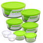 Kitchen Classics 16pc. Round Food Storage with Green Lids - image 2