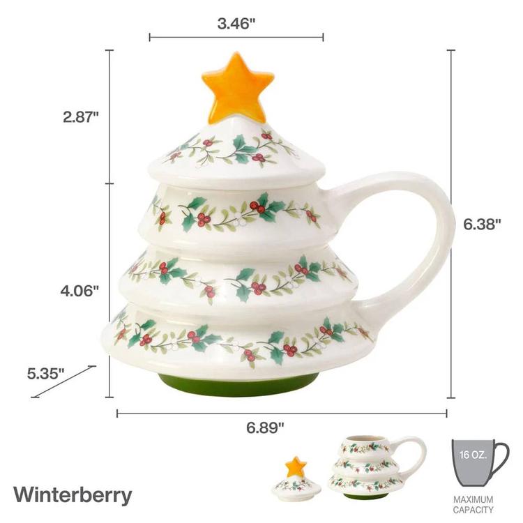 Pfaltzgraff® 16oz. Berry Covered Tree Mug