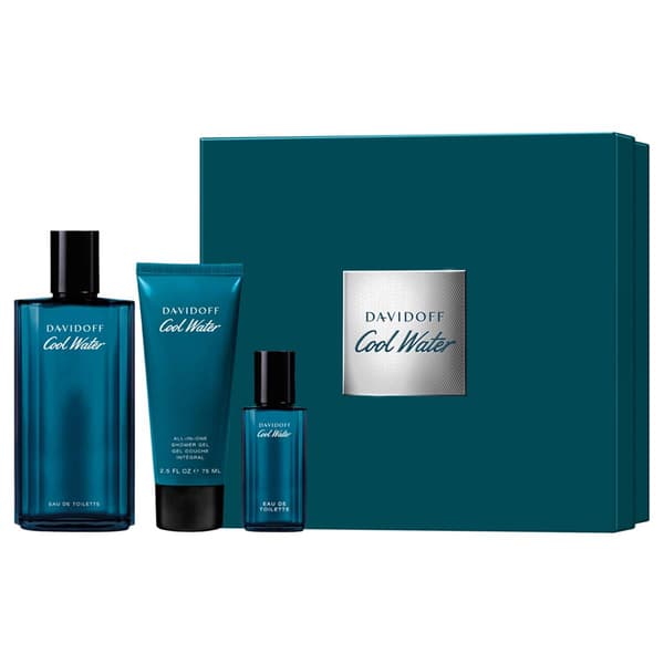 Davidoff Cool Water Eau de Toilette for Men Trio Gift Set