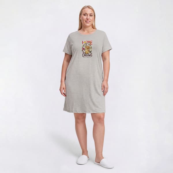 Plus Size Rene Rofe(R) Short Sleeve Hope Dreams Nightshirt