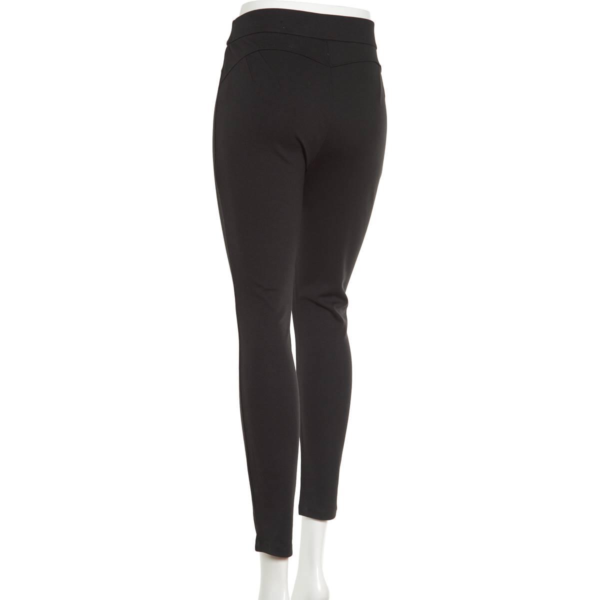 Plus Size Preswick &amp; Moore Solid Pull On Ponte Butt Lift Pants