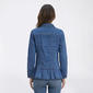 Womens Erika Joey Solid Peplum Hem Jacket - image 2