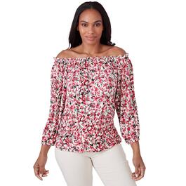 Womens Skye''s The Limit Contemporary Utility 3/4 Sleeve Top