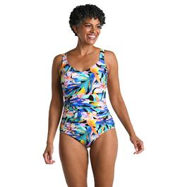 Womens Maxine Sunset Isle Over The Shoulder One Piece Swimsuit