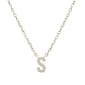 Diamond Classics(tm) 1/20ctw. Diamond Initial S Necklace - image 1