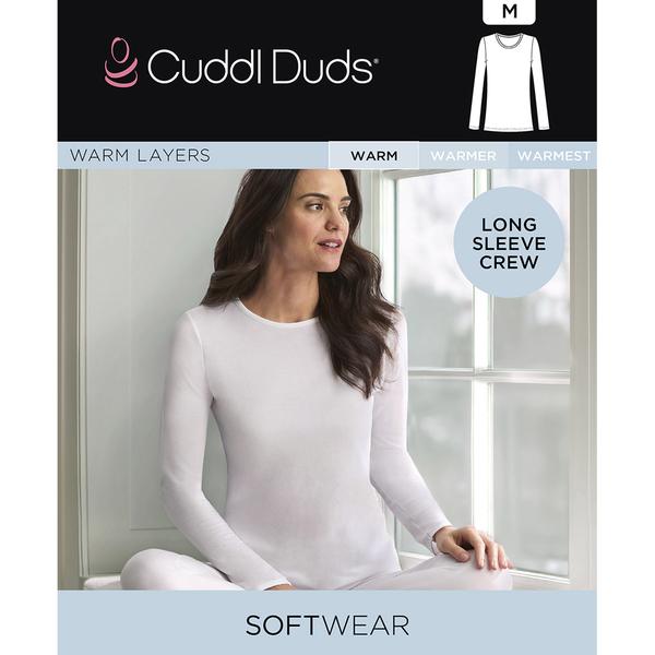 Womens Cuddl Duds® Soft Wear Long Sleeve Crew Neck