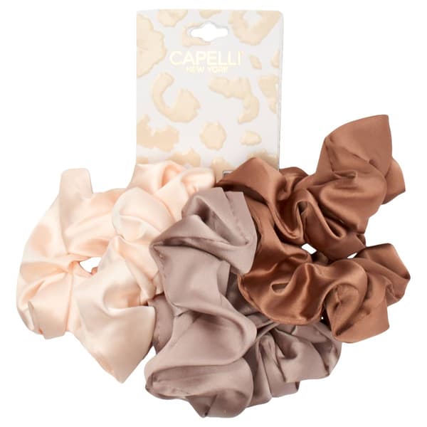 Womens Capelli New York 6pk. Satin Scrunchies - image 