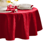 Threadmade Continental Solid Texture Water Resistant Tablecloth - image 1