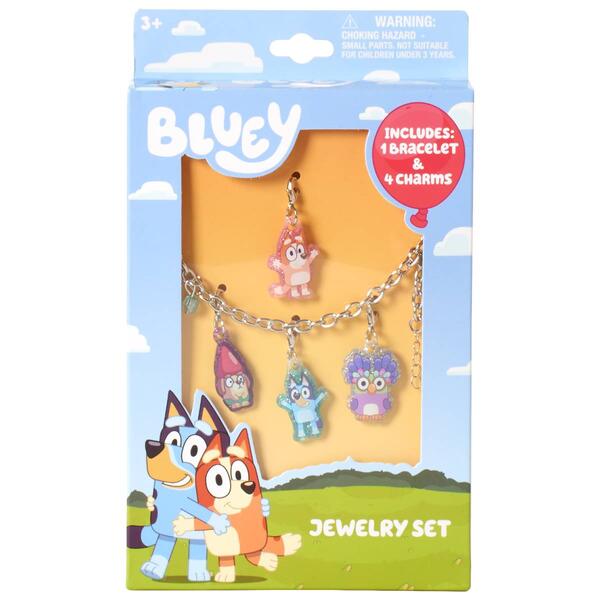 Girls 5pc. Bluey BFF Charm Bracelet Set - image 