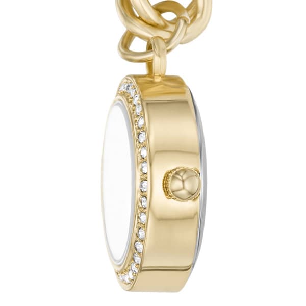 Womens Folio Gold Watch & Jewelry Set - FMDFL2070