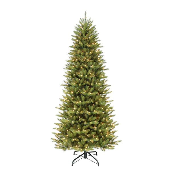 Puleo International 10ft. Pre-Lit Fir Artificial Christmas Tree