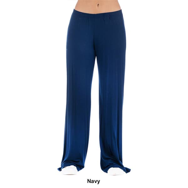 Womens 24/7 Comfort Apparel Solid Palazzo Pants