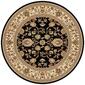 Tayse Sensation Gabrielle Black Round Area Rug - 5'3 - image 1