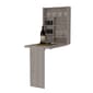 FM FURNITURE Dalton Light Grey Foldable Desk - image 1