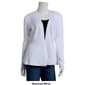 Womens 89th & Madison Long Sleeve Solid Button Trim Sweater - image 4