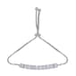 Cubic Zirconia Square Adjustable Bracelet - image 1