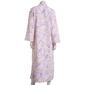Womens Miss Elaine Watercolor Floral Long Zip Robe - image 2