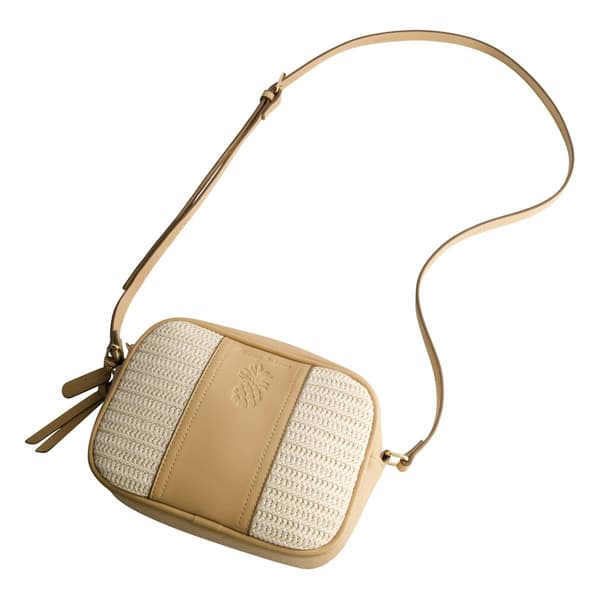 Tommy Bahama Camera Bag w/ Straw Accents