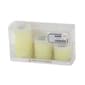 9th & Pike® Cylindrical Wax Cream Flameless LED Candle - Set Of 3 - image 4