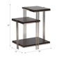 Sagebrook Home Metal & Mango Wood Three-Tier Accent Table - image 7