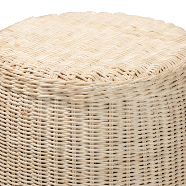 bali & pari Sarna Natural Rattan End Table