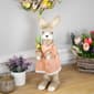 Northlight Seasonal Rustic Girl Rabbit Easter Figurine w/ Flowers - image 2