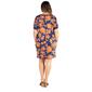 Plus Size 24/7 Comfort Apparel Floral Resort Shift Dress - image 2