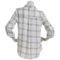 Juniors A. Byer Windowpane Button Front Portofino Blouse - image 2