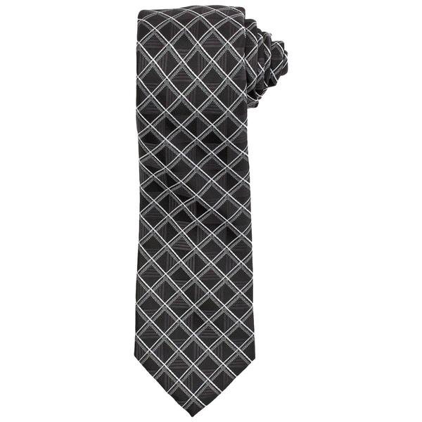 Mens Perry Ellis Karmen Grid Tie - image 