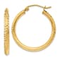 Gold Classics(tm) 14kt. Gold 25mm Hollow Hoop Earrings - image 1