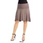 Plus Size 24/7 Comfort Apparel Foldover Knee Length Skirt - image 4
