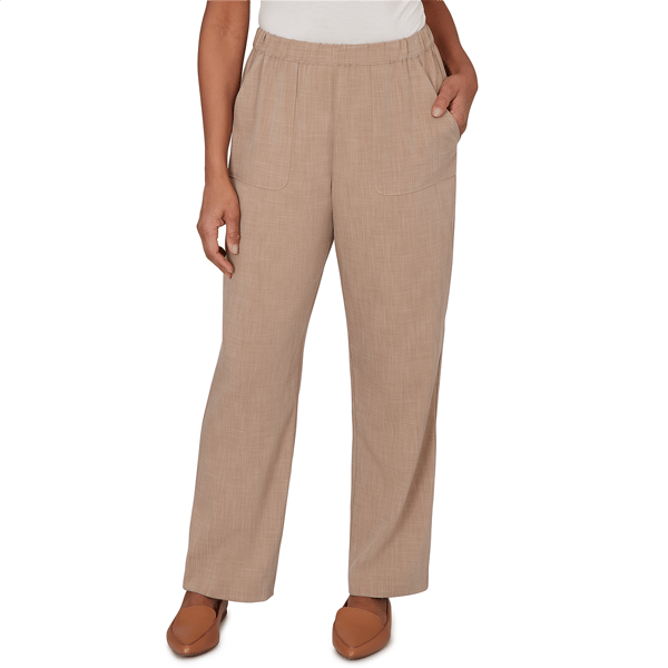 Womens Alfred Dunner Grand Bazaar Textured Elastic Waist Pull On - image 