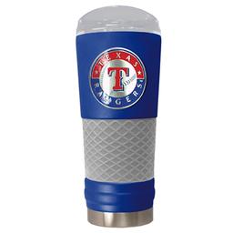 MLB Texas Rangers DRAFT Blue/Grey Stainless Steel Tumbler