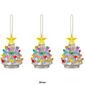 Mr. Christmas 4in. 3pc. Shatterproof Electroplated Ornament Tree - image 5