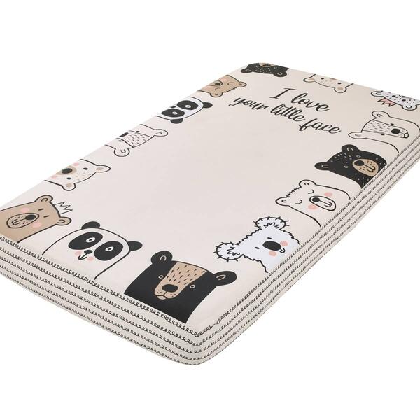 NoJo I Love Your Little Face Photo Op Crib Sheet - image 